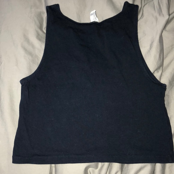 Navy Crop Top - Picture 3 of 3
